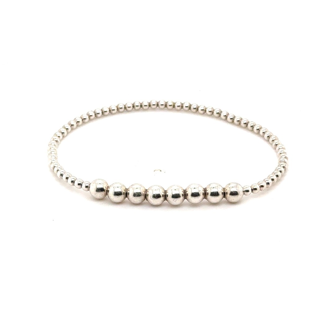 Enewton Hope Unwritten Sterling Silver Bead Stretch Stackable Bracelet 6 Inch